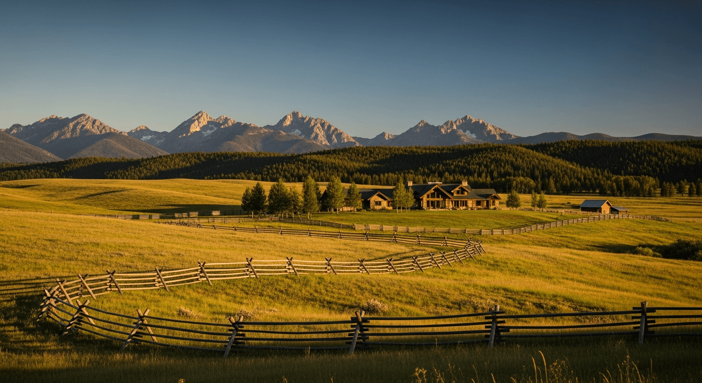 Montana Luxury Ranch Properties - Acreage, Views & Western Living