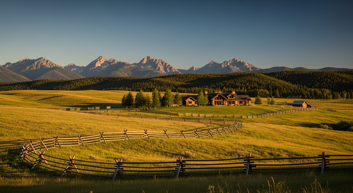 Montana Luxury Ranch Properties - Acreage, Views & Western Living